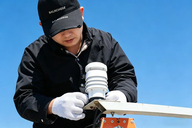 Installation of meteorological station 1 Installation of meteorological station 1